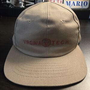 Vintage 70s Virginia Tech Hokies Snapback Hat